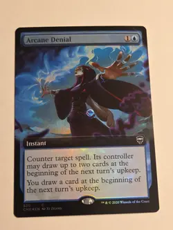 Arcane Denial FOIL X1 (Extended Art) CMR MTG Commander Legends - Image 1