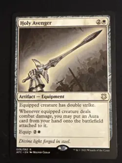 1x Holy Avenger (006) Adventures in the Forgotten Realms Commander LP MTG Magic - Image 1