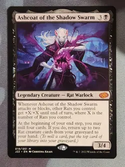 MTG Ashcoat of the Shadow Swarm NM-Mint, English, Jumpstart 2022 - Image 1