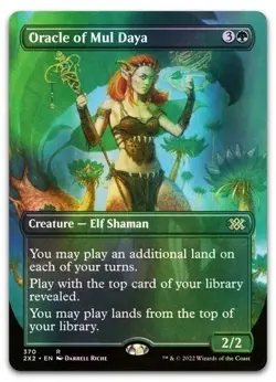 Oracle of Mul Daya (Borderless) #370 (Foil) NM Double Masters 2022 2X2 Magic MTG - Image 1
