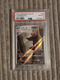 2023 Pokemon JPN 151 SV2A Charmeleon AR 169/165 - PSA 10 - Image 1