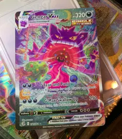 Pokemon Fusion Strike Gengar VMax #271/264--NEAR MINT-Alternate Art - Image 1