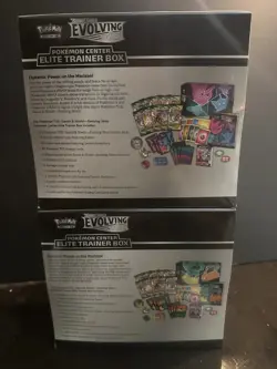 LOT OF 2 POKEMON SWORD & SHIELD EVOLVING SKIES SEALED ELITE TRAINER BOX ETB - Image 3