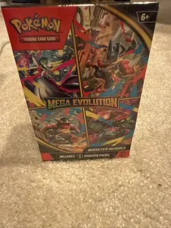 Pokemon TCG Mega Evolution Booster Bundle (6 packs) - New/Sealed Free Shipping - Image 1