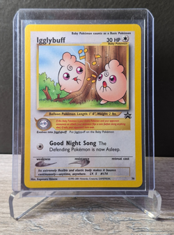 Pokemon TCG Igglybuff - 2001 Black Star Promo #36 - League Promo - Image 1