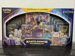 Pokemon Kanto Power Collection Box Mewtwo-EX Slowbro-EX XY Evolutions TCG SEALED 820650809446 - Image 1