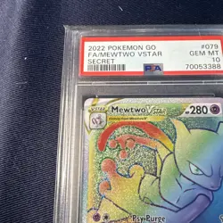 Mewtwo VSTAR (Secret) 079/078 Pokemon GO Holo - Image 4