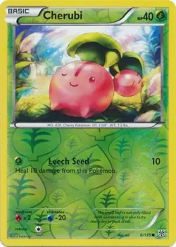 Pokemon - Cherubi - 6/135 - Common - Reverse Holo - BW Plasma Storm - NM - Image 1