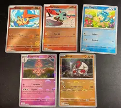 Pokemon Black Bolt White Flare Lot Of 8 Poke Ball Holos No Duplicates (NM) - Image 1