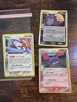 Pokemon Delta Species Holo Lot; Deoxys 4/110, Nidoking 6/101 & Salamence 14/113 - Image 1
