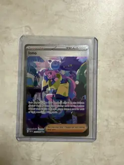 Pokemon TCG Iono 237/091 S&V Paldean Fates Special Illustration Rare NM/MINT - Image 1