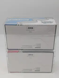Pokemon SV10.5 Black Bolt White Flare Sealed LOT 2 Booster Bundle Display Case - Image 2