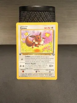 Pokemon TCG Italian NM Eevee 51/64 Jungle Common Card WOTC Vintage - Image 1