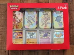 Pokemon TCG: Scarlet & Violet 151 Mini Tins and Promo Cards Sam's Club 4 Pack - Image 1
