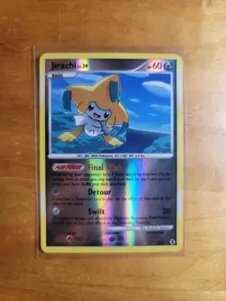 Jirachi 7/111 Rising Rivals Reverse Holo Rare 2009 Pokemon TCG Card LP - Image 1
