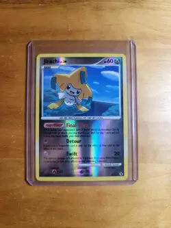 Jirachi 7/111 Rising Rivals Reverse Holo Rare 2009 Pokemon TCG Card LP - Image 3