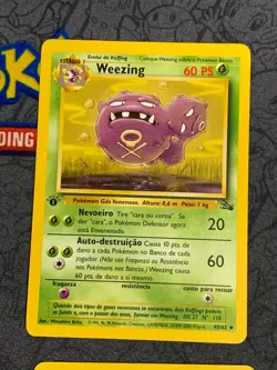 C366 POKEMON TCG PORTUGUESE 1ST EDITION FOSSIL NM-MINT CARDS LOT - Image 2