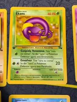 C366 POKEMON TCG PORTUGUESE 1ST EDITION FOSSIL NM-MINT CARDS LOT - Image 5
