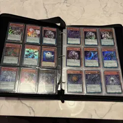 Yu-Gi-Oh! TCG Card Collection With Binder Lot Of 140 Cards Yugioh #9 - Image 1