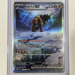 Pokemon TCG Ting-Lu EX Scarlet & Violet Paldea Evolved Holo Card 263/193 - Image 1
