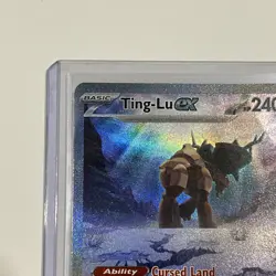 Pokemon TCG Ting-Lu EX Scarlet & Violet Paldea Evolved Holo Card 263/193 - Image 2