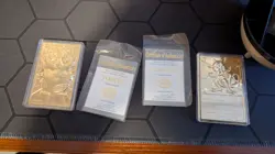 Pokemon 23k Gold Plated Togepi and Mewtwo cards Burger King Promo 1999 sets - Image 3
