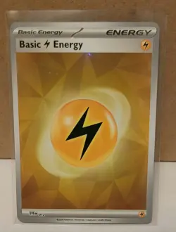 Pokemon TCG Card - Prismatic Evolutions - Holo Basic Electric Energy 012 - NM - Image 1