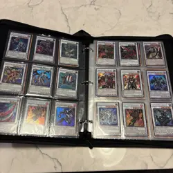 Yu-Gi-Oh! TCG Card Collection With Binder Lot Of 107 Cards Yugioh #7 - Image 1