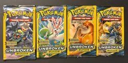 1 x Pokemon - Unbroken Bonds ( 3 Card ) Booster Pack - RANDOM ARTWORK 🔥🔥 - Image 1