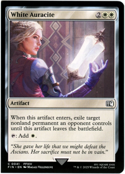 ERROR CARD Miscut - White Auracite - 0041 - Final Fantasy - MTG - NM/M - Image 1