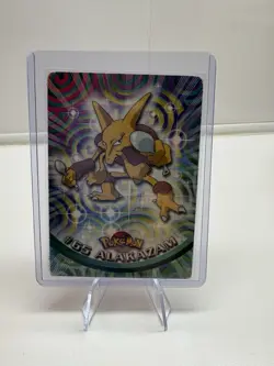 #65 ALAKAZAM Pokemon Topps TV Animation Edition Card 1999 2000 HP - Image 1