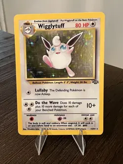 Pokemon TCG Wigglytuff Holo Unlimited Rare Card Jungle Base Set 16/64 - Image 3