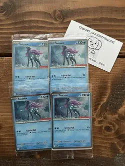 4 Suicune Pokemon PROMO Cards NEW SEALED FREE SHIPPING - Image 1