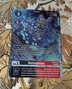 Digimon Card Game Gotsumon BT23-048 U Box Topper BT23 Hackers Slumber - Image 1
