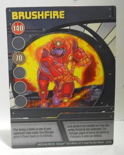 Bakugan Card - Brushfire - Blue Ability Card - BA278 - 35/48c - 2008 - Image 1