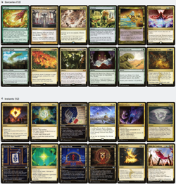 Omnath, Locus of All GOLD CARDS FIVE COLOR Magic MTG Custom Commander Deck - Image 4