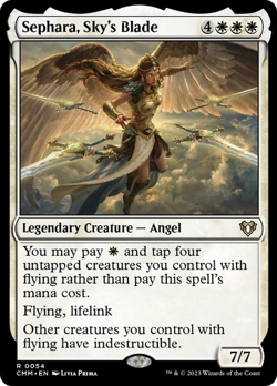 MTG - Sephara, Sky's Blade [Commander Masters] - Image 1