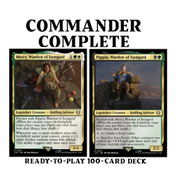 Merry and Pippin, Warden of Isengard PARTNERS Magic MTG Custom Commander Deck - Image 1