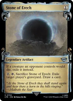 MTG - Stone of Erech - Showcase - Lord of the Rings Magic the Gathering - Image 1