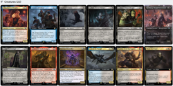 Sauron, the Dark Lord LotR RING TEMPTS YOU ORCS Magic MTG Custom Commander Deck - Image 3