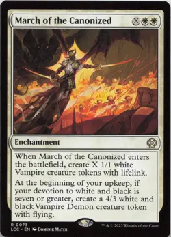 March of the Canonized R Commander: The Lost Caverns of Ixalan 73 LP-NM - Image 1