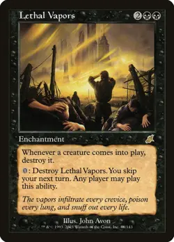 Lethal Vapors Scourge NM Black Rare MAGIC THE GATHERING MTG CARD ABUGames - Image 1
