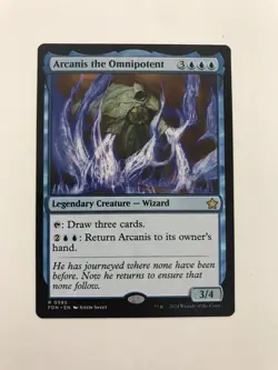 Arcanis the Omnipotent MTG Magic the Gathering Card NM Near Mint FDN - Image 1