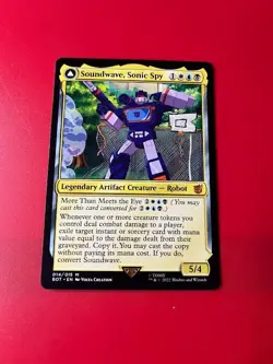 1x SOUNDWAVE, SONIC SPY - Transformers - MTG - Magic the Gathering - Image 1