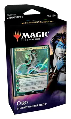 Magic The Gathering - Planeswalker Deck - Throne of Eldraine - Oko or Rowan - Image 1