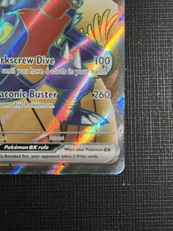 Pokemon TCG Cynthia’s Garchomp EX 215/182 Full Art Destined Rivals NM - Image 2