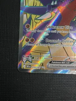 Pokemon TCG Cynthia’s Garchomp EX 215/182 Full Art Destined Rivals NM - Image 5