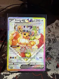 Eevee Ex 174 Prismatic Evolution Black Star Promo SPC Pokemon TCG - Image 1