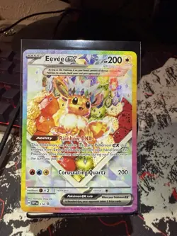 Eevee Ex 174 Prismatic Evolution Black Star Promo SPC Pokemon TCG - Image 2