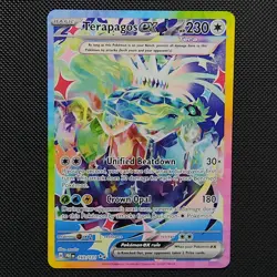 Terapagos ex 169/131 Prismatic Evolutions Pokemon Special Illustration Rare PRE - Image 1